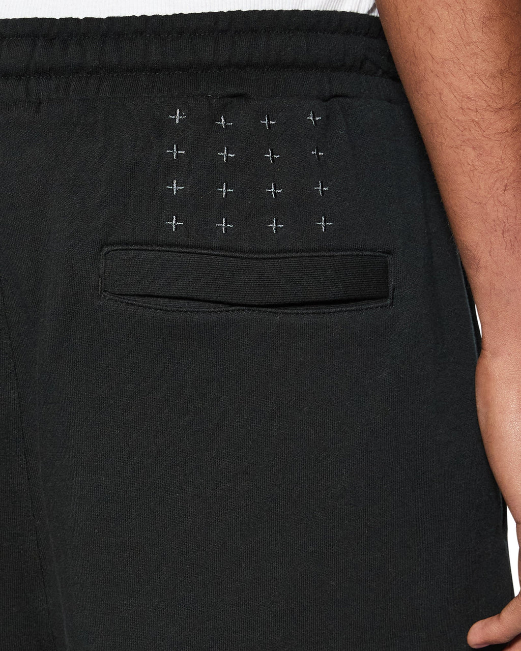 Mens 4 X 4 Trak Short Jet Black Slim Walkshorts - Black