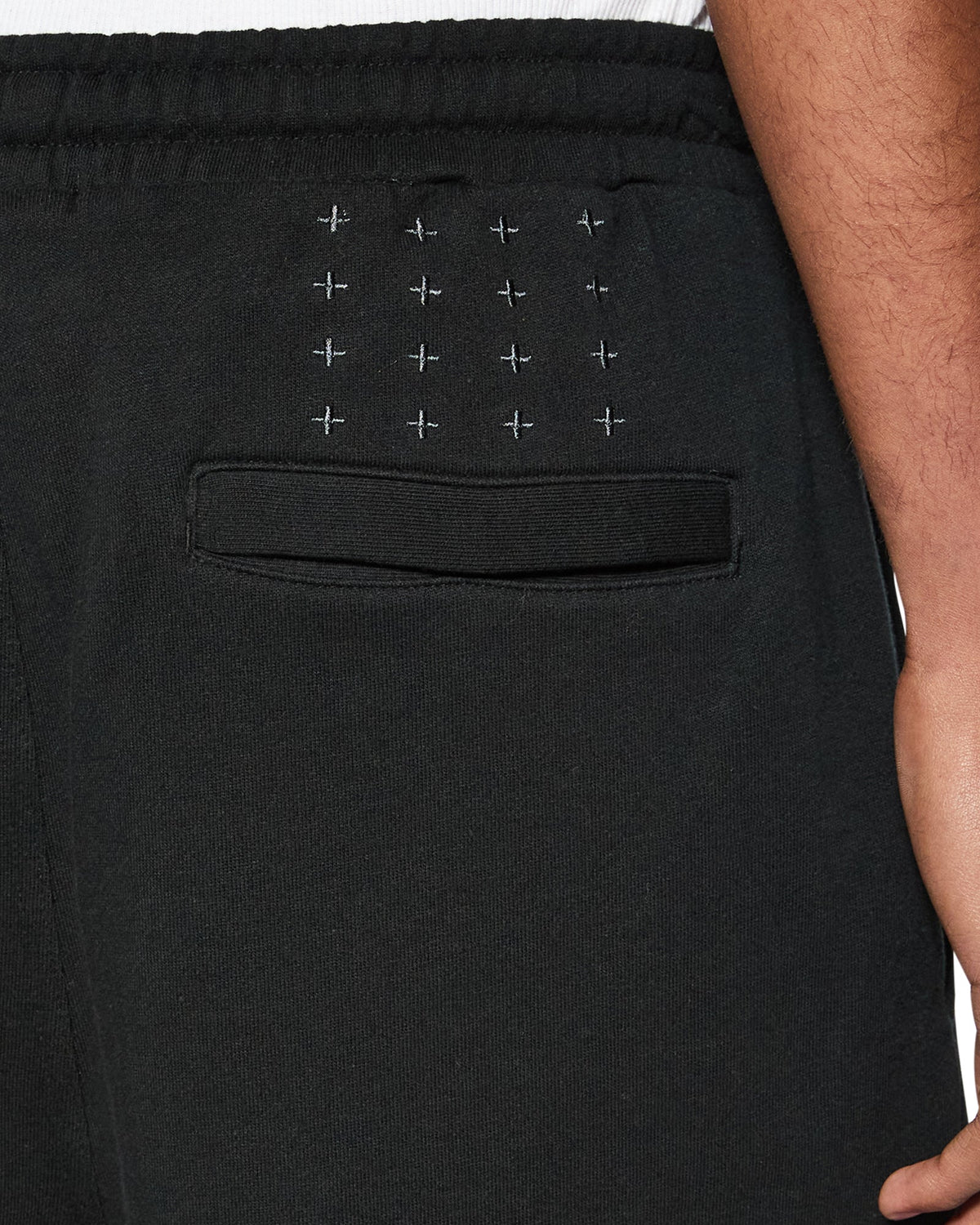Mens 4 X 4 Trak Short Jet Black Slim Walkshorts - Black