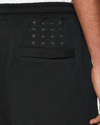Mens 4 X 4 Trak Short Jet Black Slim Walkshorts - Black