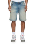 Mens Anti K Short Portland Blue Relaxed Walkshorts - Denim