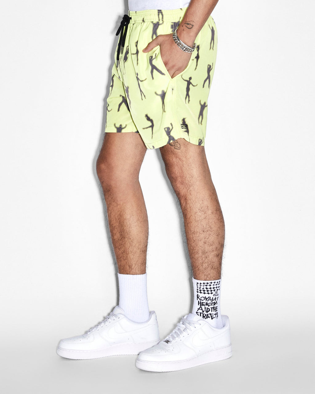 Mens Dance Klass Boardshort Daylite Regular Walkshorts - Green