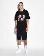 Mens Icons Biggie Ss Tee Jet Black Oversized Tees - Black