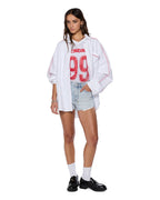 Womens Kali Short Exposed Statik Fitted Walkshorts - Denim