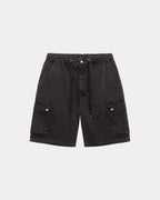 Mens Krush Cargo Short Black Regular Walkshorts - Black