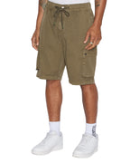 Mens Krush Cargo Short Army Fade Regular Walkshorts - Green