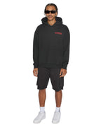 Mens Krush Cargo Short Black Regular Walkshorts - Black