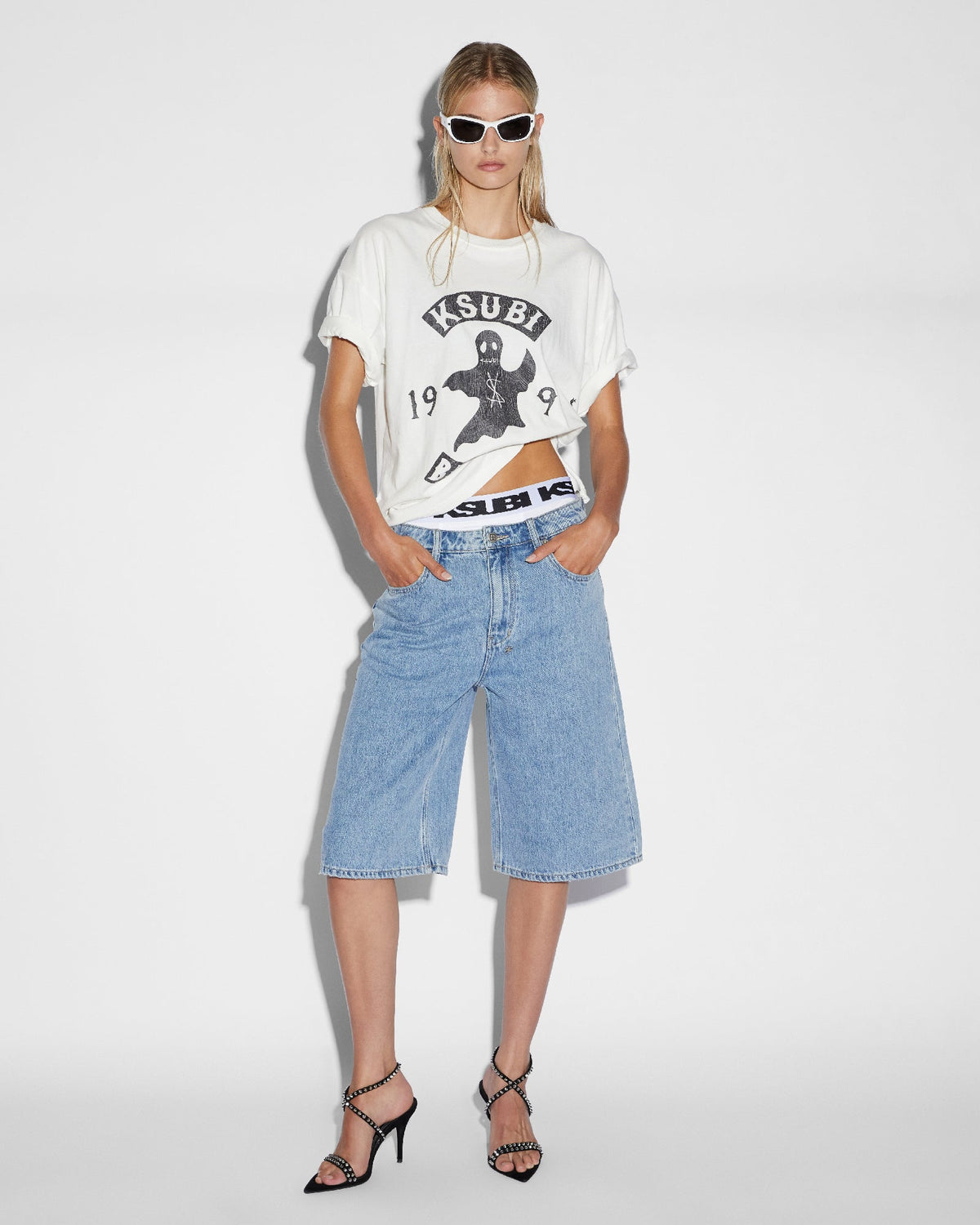 Womens Low Rider Short Authentik Walkshorts - Denim