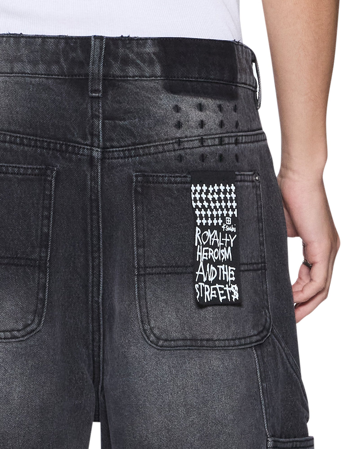 Mens Maxx Operator Short Asher Black Relaxed Walkshorts - Black
