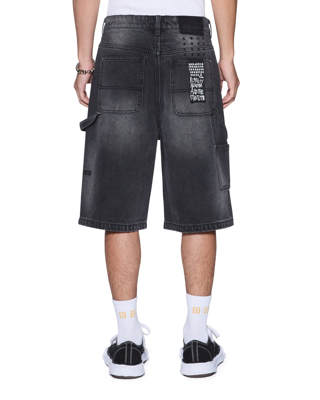 Mens Maxx Operator Short Asher Black Relaxed Walkshorts - Black