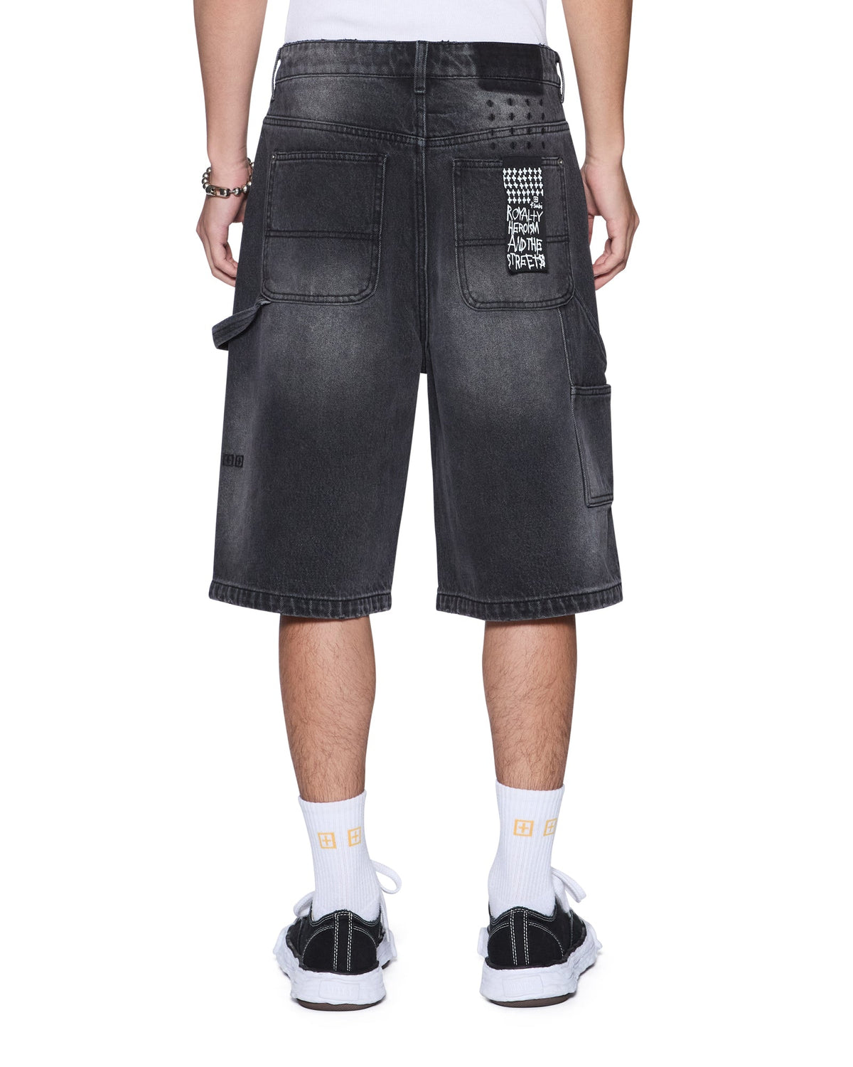 Mens Maxx Operator Short Asher Black Relaxed Walkshorts - Black