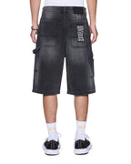 Mens Maxx Operator Short Asher Black Relaxed Walkshorts - Black