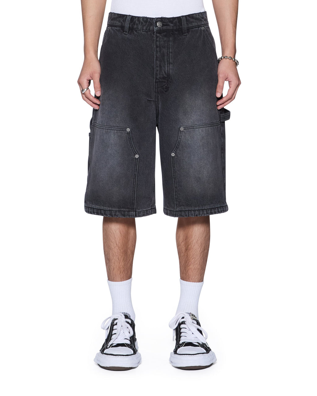 Mens Maxx Operator Short Asher Black Relaxed Walkshorts - Black