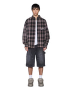 Mens Vulture Flannel Ls Shirt Plum Regular Shirts - Multi Colour