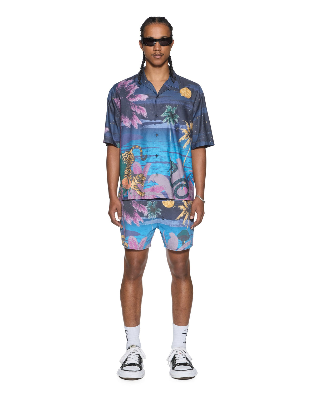 Mens Moonlight Boardshort Multi Regular Walkshorts - Multi Colour