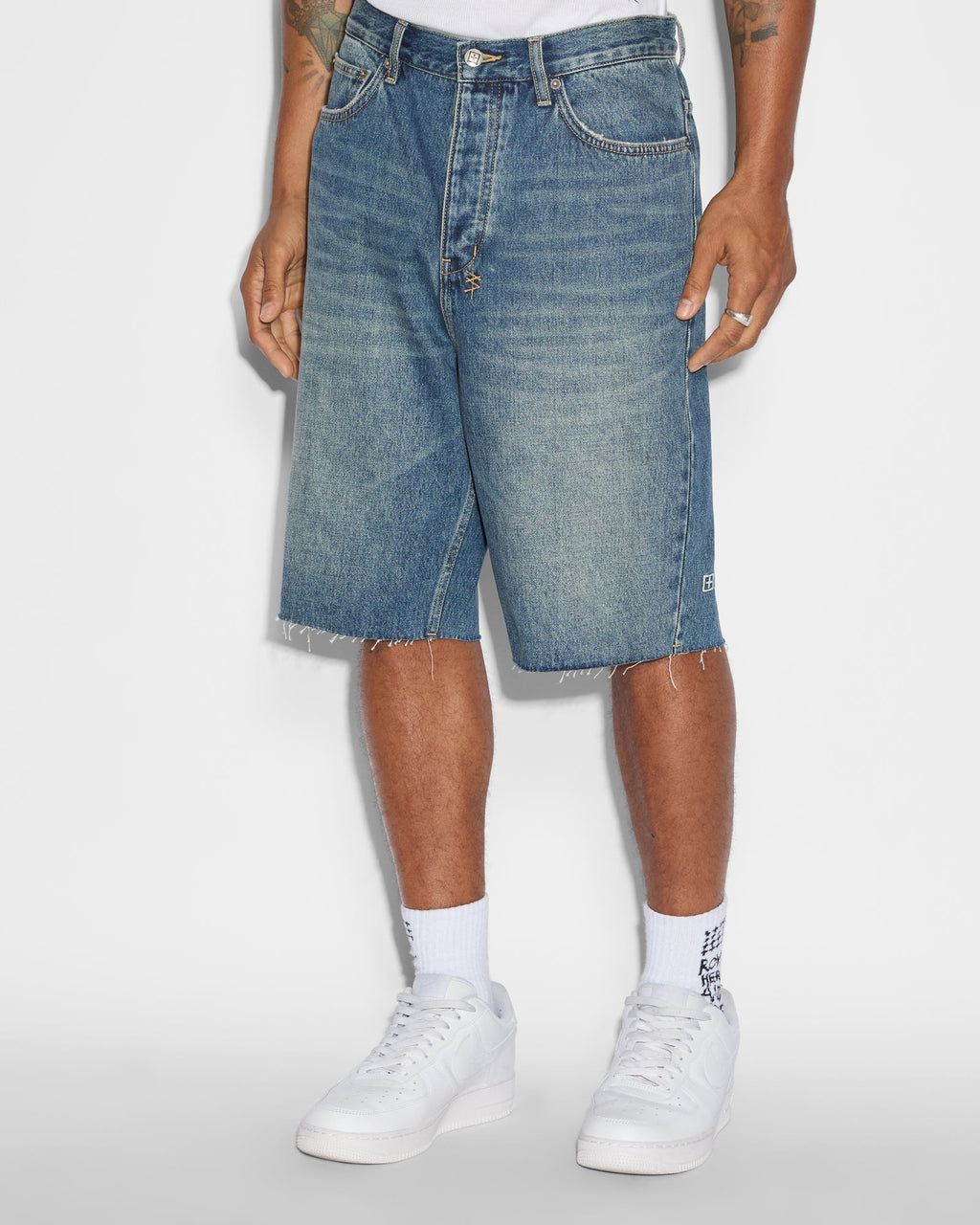 Mens Maxx Short Kult Relaxed Walkshorts - Denim