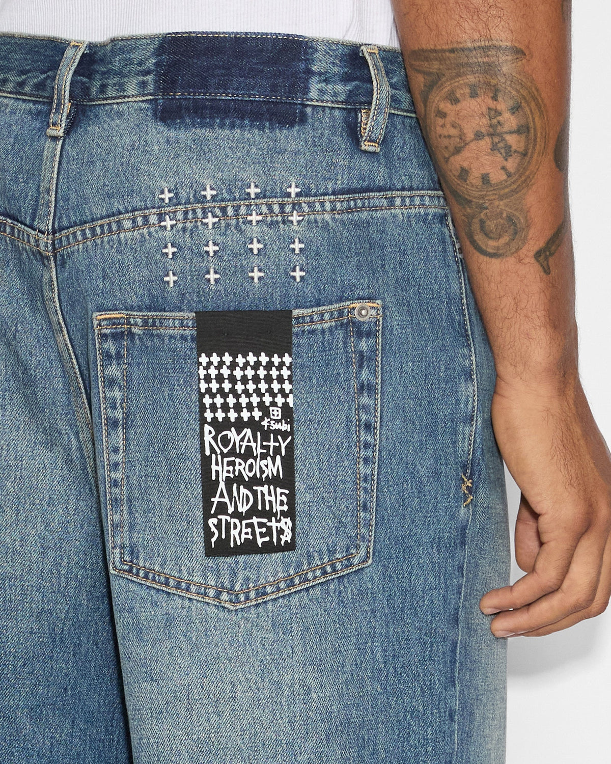 Mens Maxx Short Kult Relaxed Walkshorts - Denim
