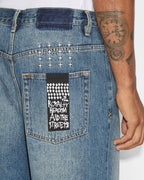 Mens Maxx Short Kult Relaxed Walkshorts - Denim