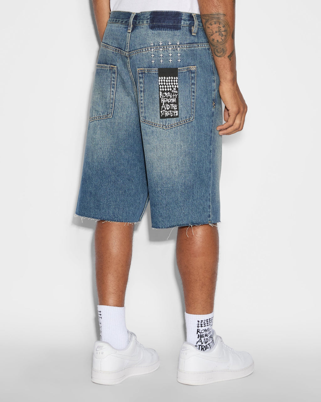 Mens Maxx Short Kult Relaxed Walkshorts - Denim