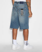 Mens Maxx Short Kult Relaxed Walkshorts - Denim
