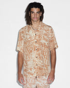 Mens Mills Ikon Resort Ss Shirt Multi Regular Shirts - Multi Colour