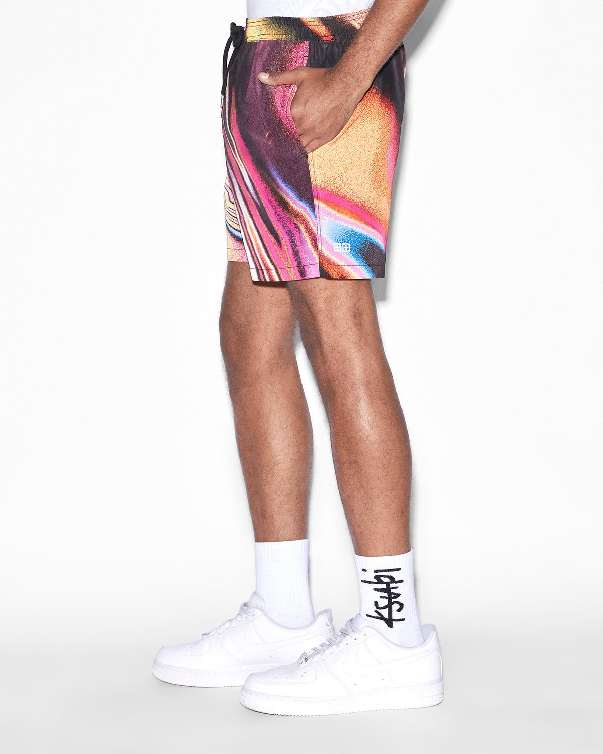 Mens Mind State Boardshort Multi Regular Walkshorts - Multi Colour