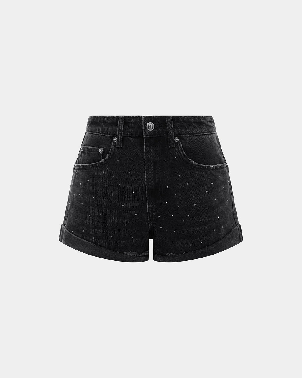 Womens Rollin Out Short Krystal Noir Relaxed Walkshorts - Black