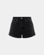 Womens Rollin Out Short Krystal Noir Relaxed Walkshorts - Black