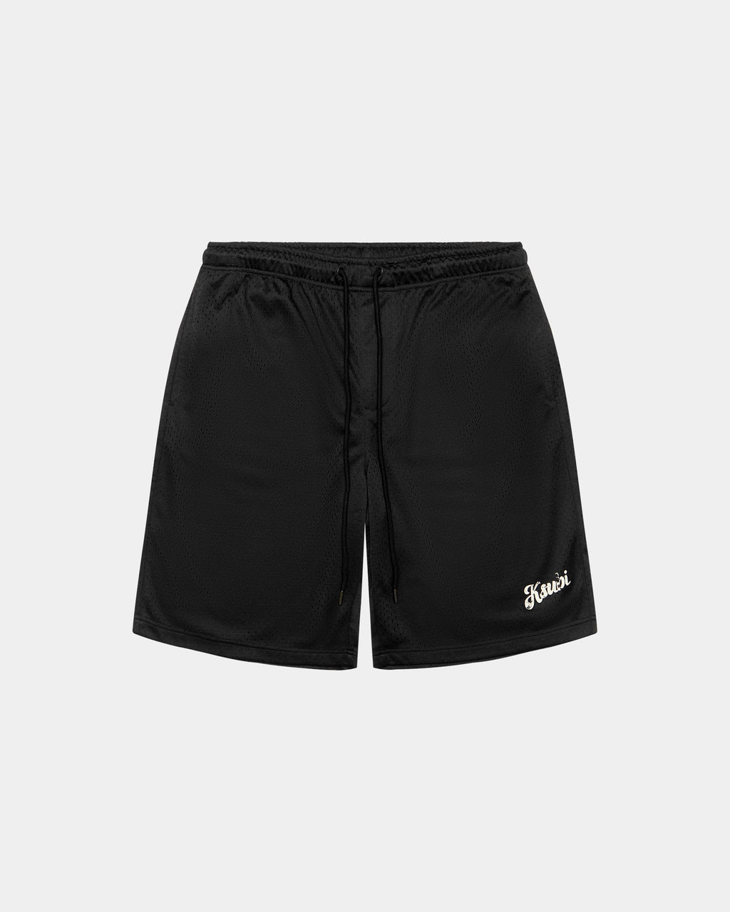 Mens Roll Mesh Short Black Regular Walkshorts - Black
