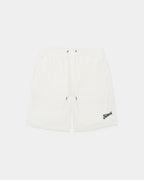 Mens Roll Mesh Short White Regular Walkshorts - White