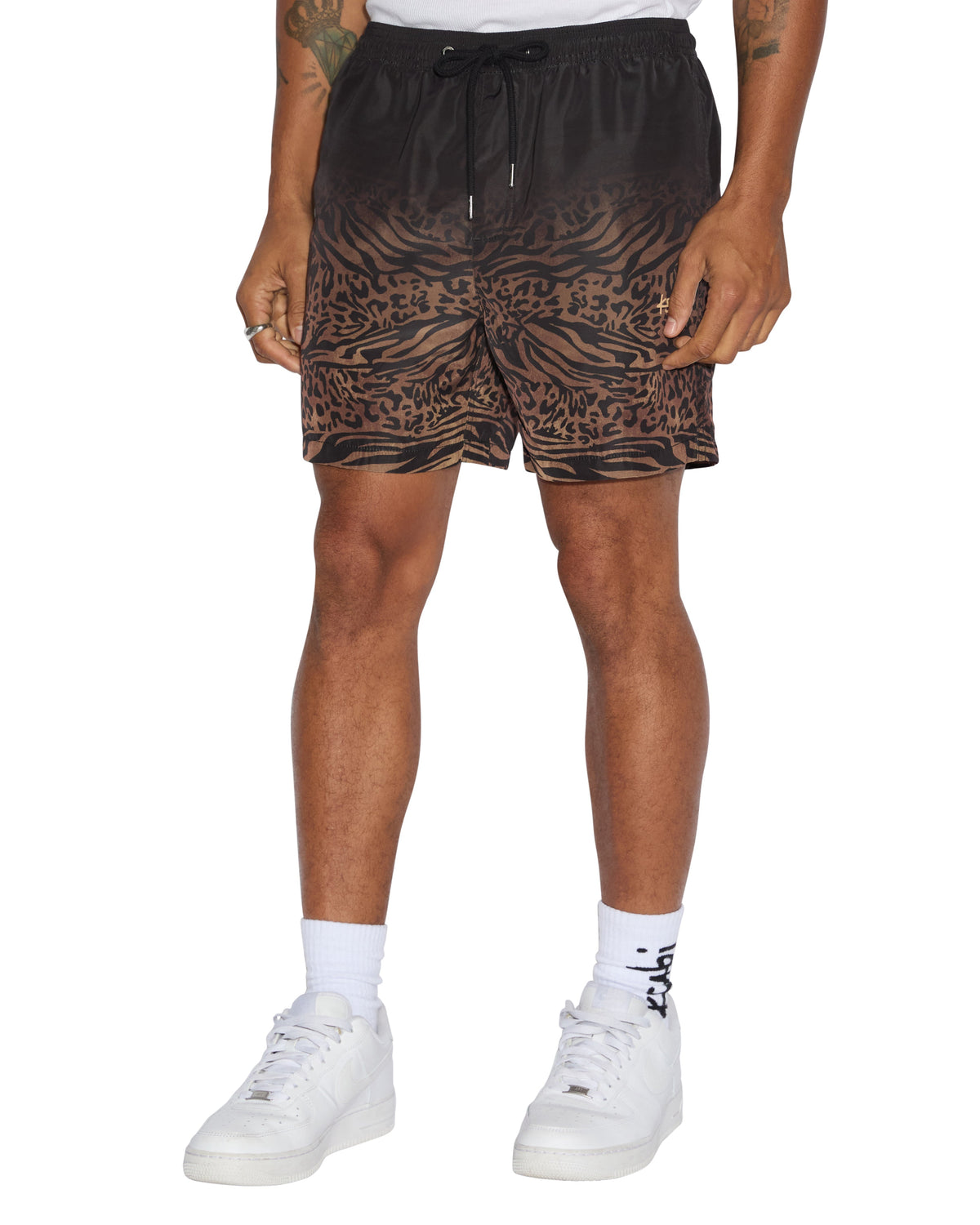 Mens Sinners Boardshort Leo Regular Walkshorts - Multi Colour