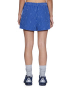 Womens Boxer Shorts Cobalt Stripe Regular Walkshorts - Blue
