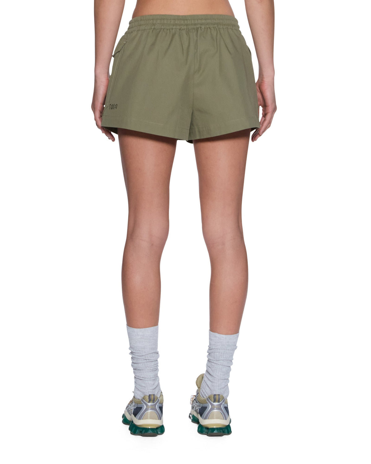 Womens Harper Shorts Khaki Relaxed Walkshorts - Khaki