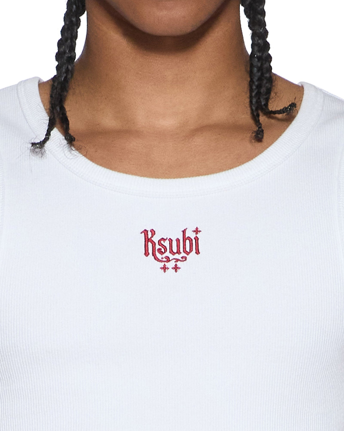 Mens Paise Debut Singlet Tru White Regular Tees - White