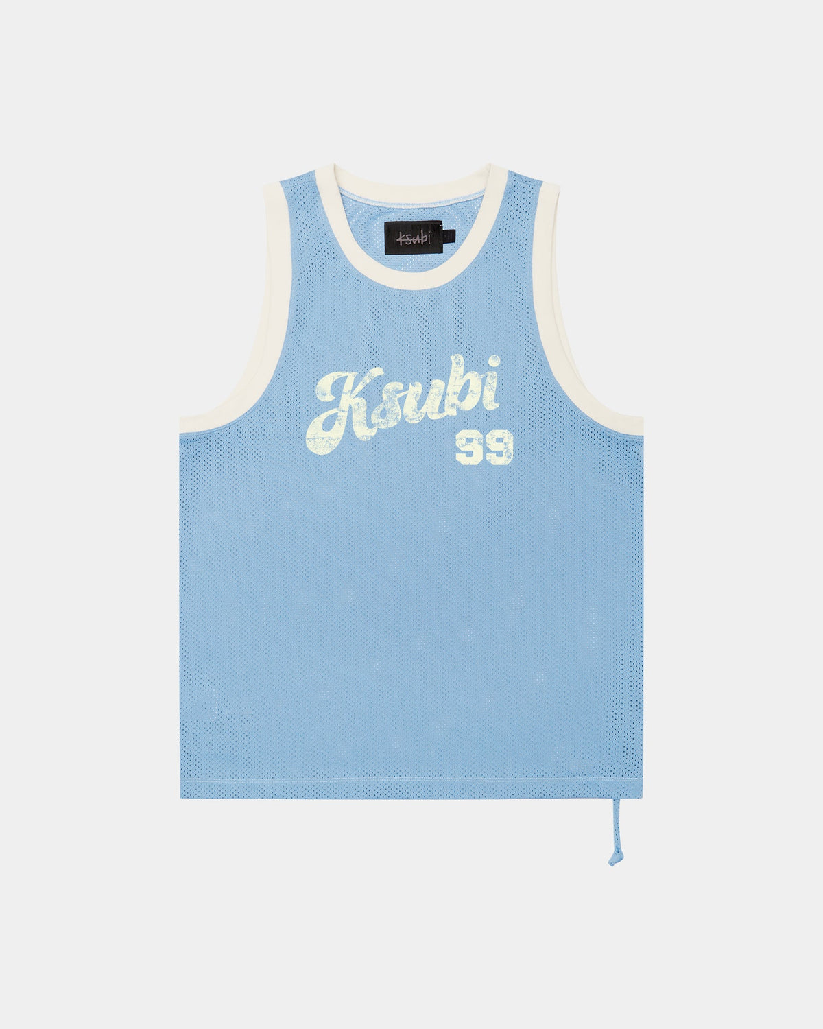 Mens Clubhouse Pick Up Singlet Blue Boxy Fashion Tops - Blue