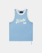 Mens Clubhouse Pick Up Singlet Blue Boxy Fashion Tops - Blue
