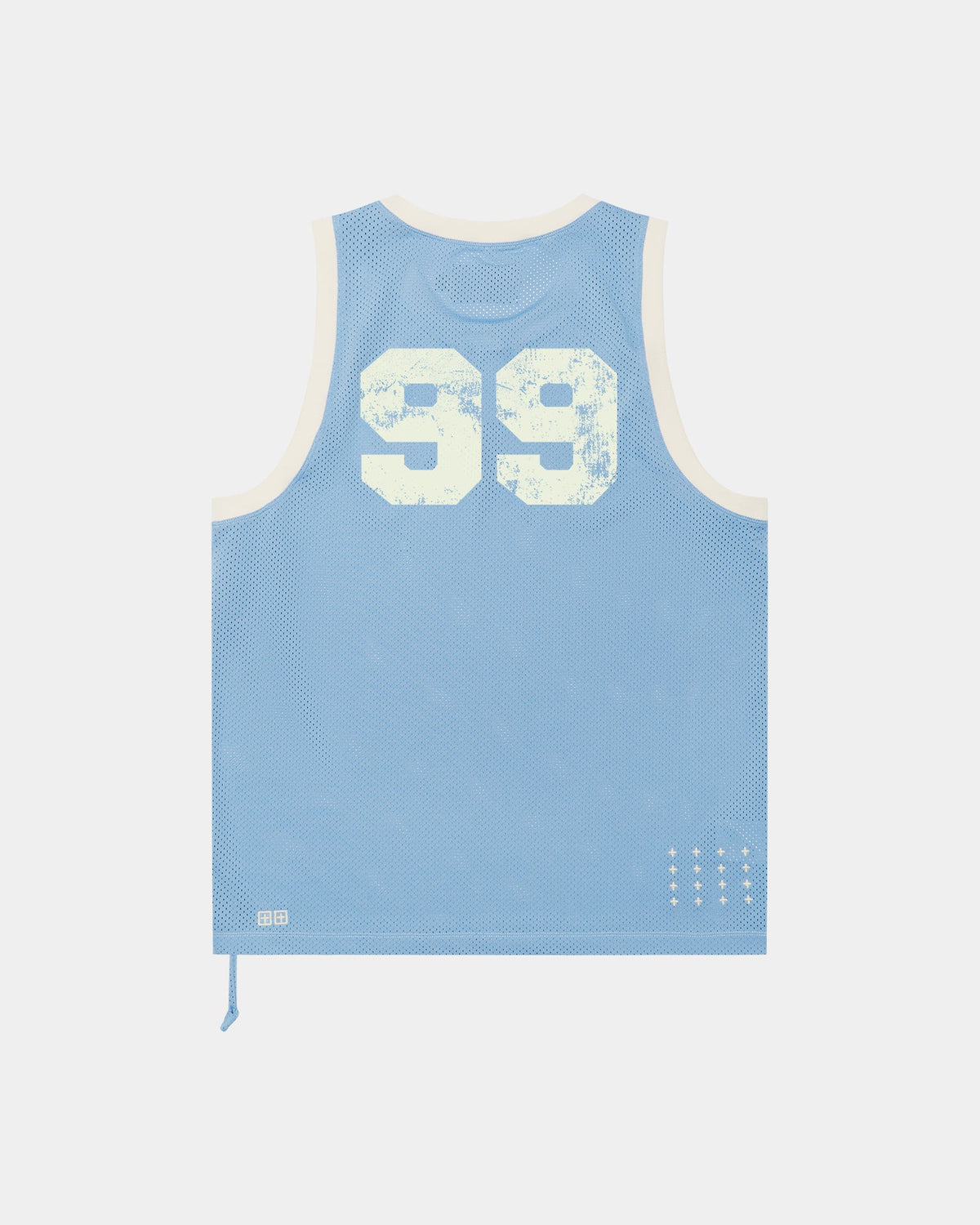 Mens Clubhouse Pick Up Singlet Blue Boxy Fashion Tops - Blue