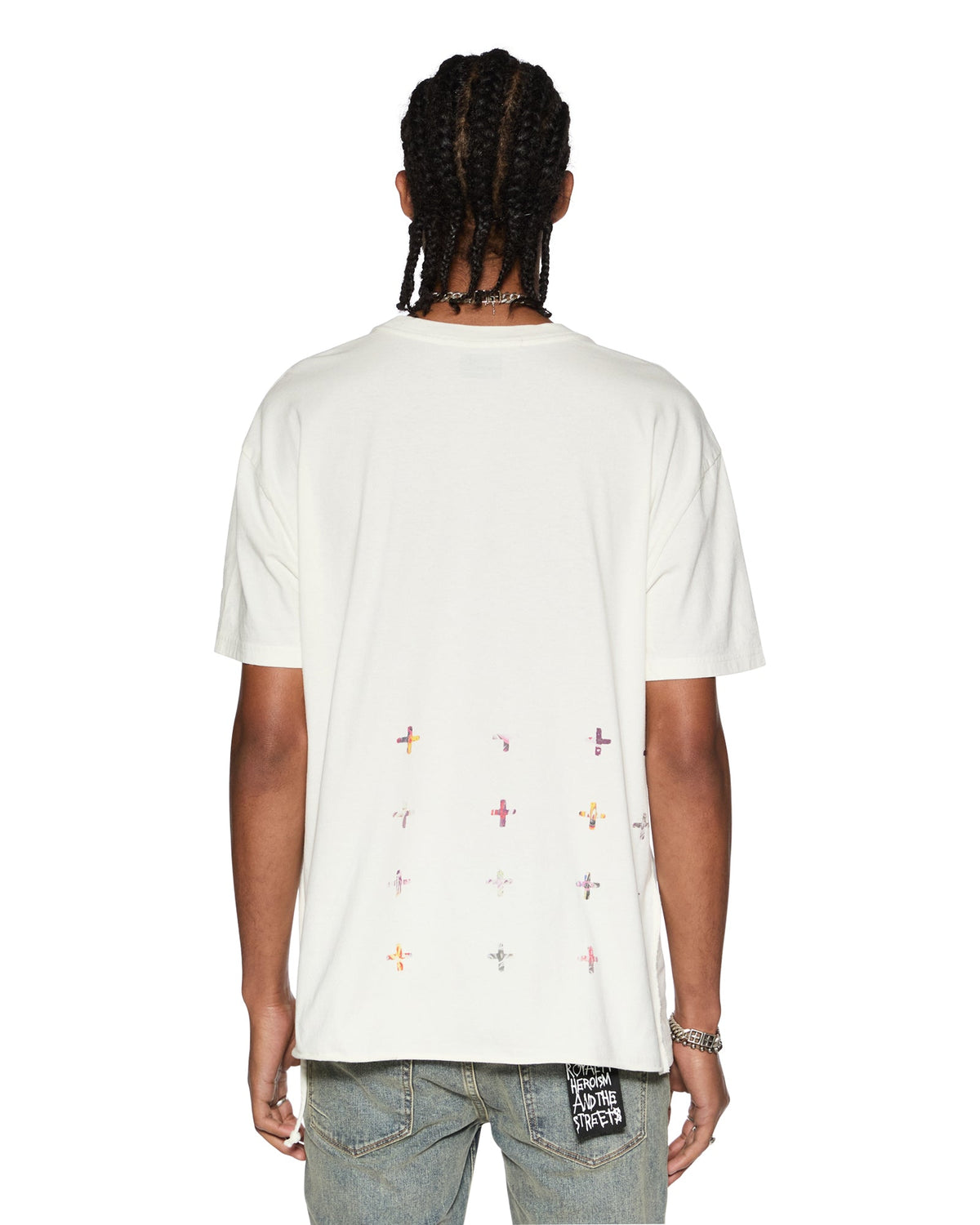 Mens Sketch Biggie Ss Tee Bone Oversized Tees - Beige