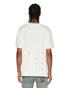 Mens Sketch Biggie Ss Tee Bone Oversized Tees - Beige