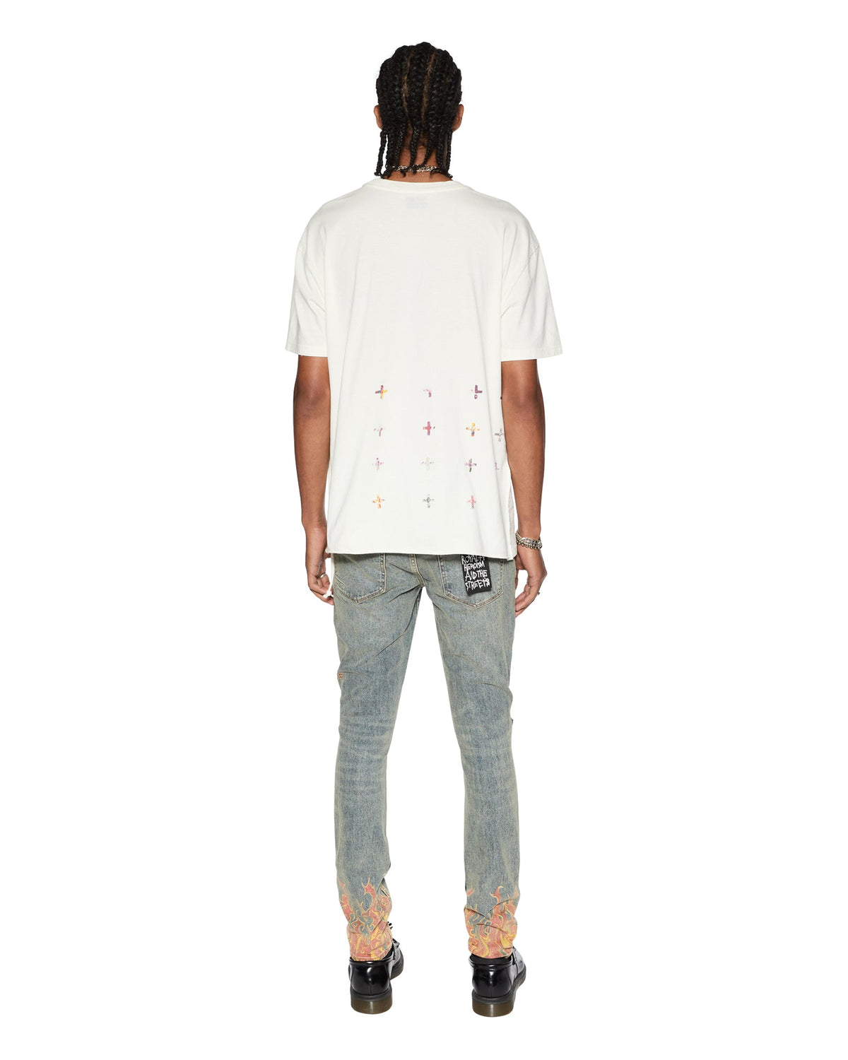 Mens Sketch Biggie Ss Tee Bone Oversized Tees - Beige