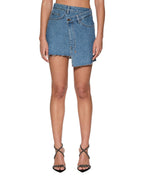 Womens Rap Skirt Heritage A Line Skirts - Denim