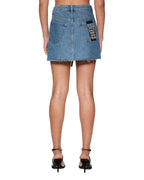 Womens Rap Skirt Heritage A Line Skirts - Denim