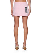 Womens Low Rider Mini Carpenter Quartz Dust Relaxed Skirts - Pink