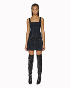 Womens Hera Mini Skirt Zenith Pop Relaxed Skirts - Denim
