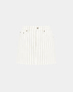 Womens Low Rider Mini Prophetik Slim Skirts - White