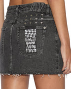 Womens Low Rider Mini Lovestruck Slim Skirts - Black