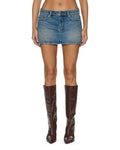MICRO MINI SKIRT TEXAS BLUE STUDDED