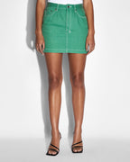 Womens Super X Mini Jade Slim Skirts - Green
