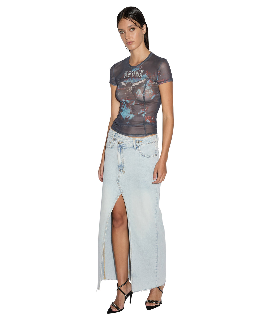 Womens Relax Maxi Skirt Skyfall Relaxed Skirts - Denim