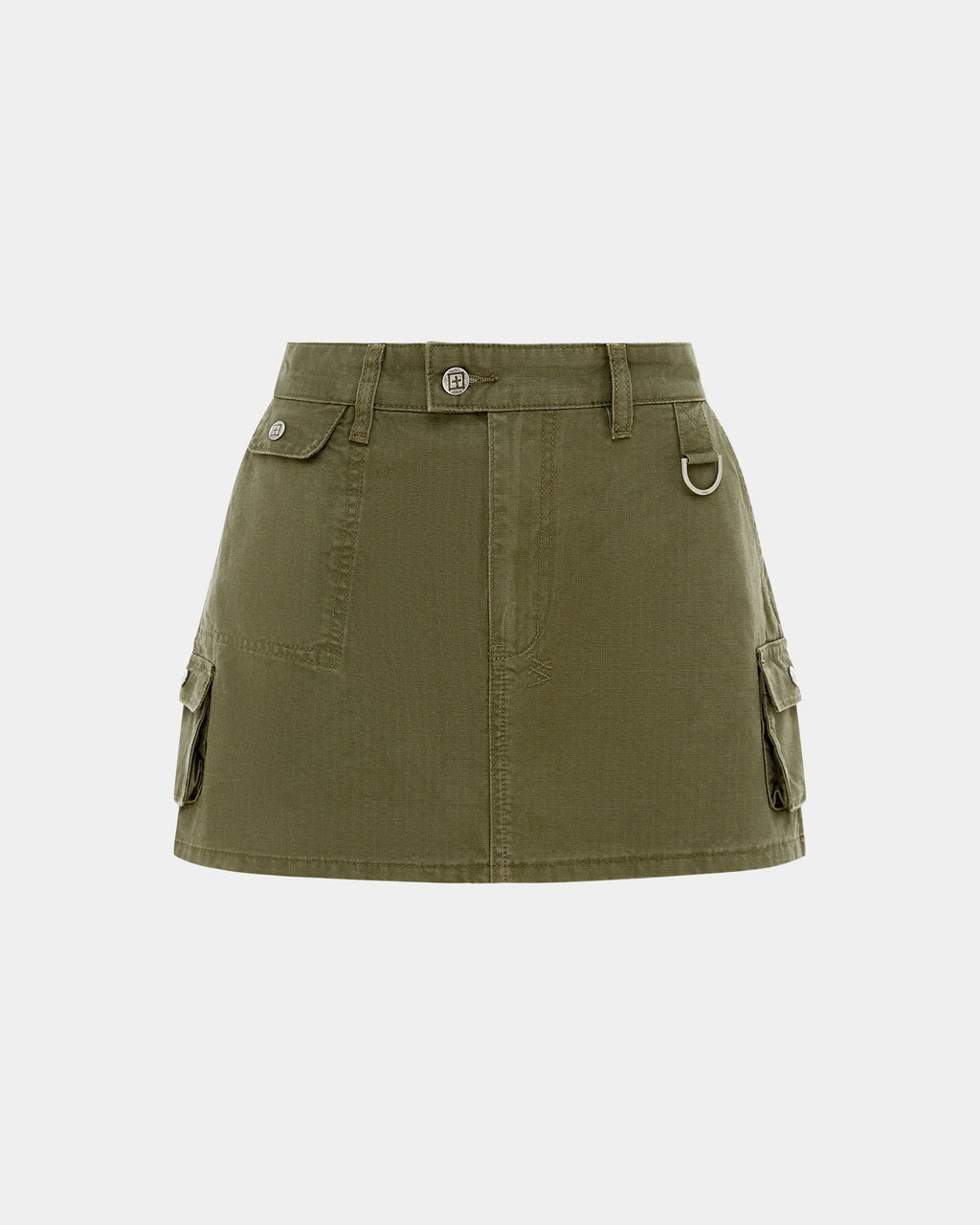 Womens Squad Mini Skirt Khaki Skirts - Khaki