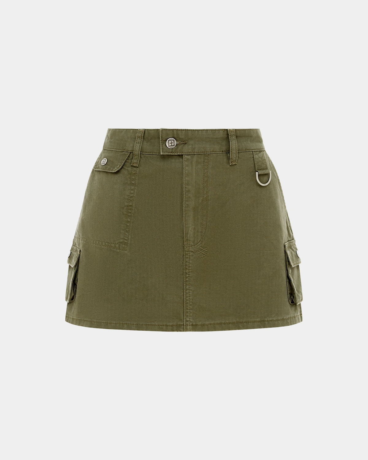 Womens Squad Mini Skirt Khaki Skirts - Khaki